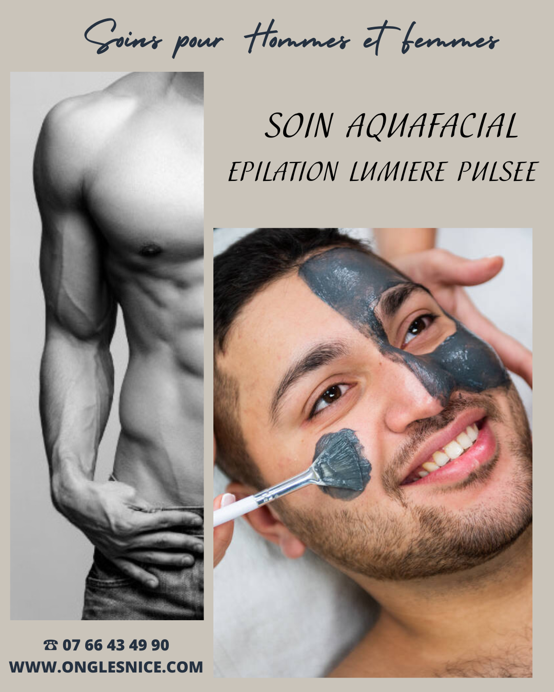 SOINS AQUAFACIAL POUR HOMMES ET FEMMES