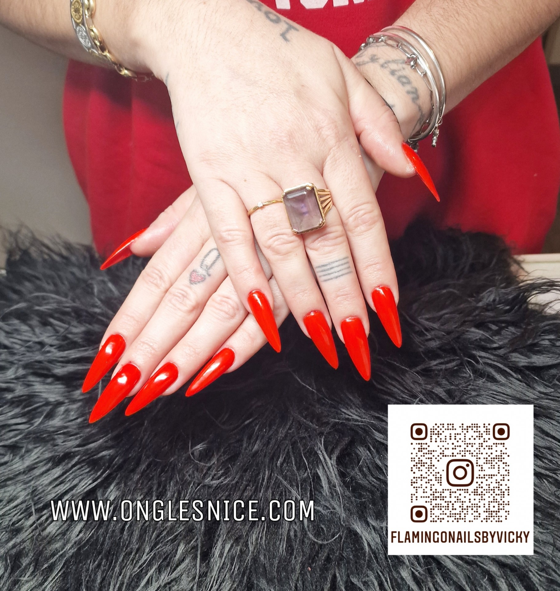 stiletto gel x